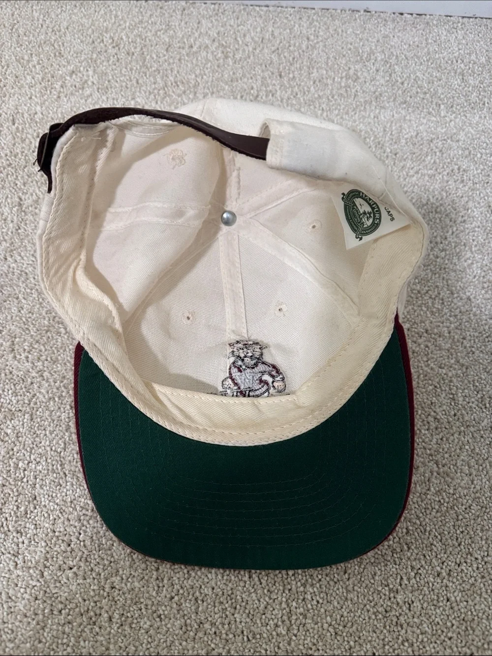 WSU Two-Tone Maroon and Cream Baseball Cap